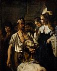 Baptist Canvas Paintings - The Beheading of St. John the Baptist